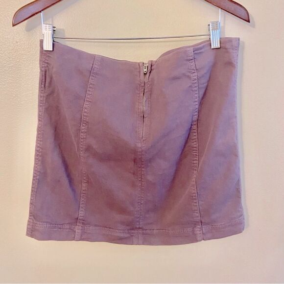 Free People Modern Femme twill skirt size 12 - Picture 4 of 8